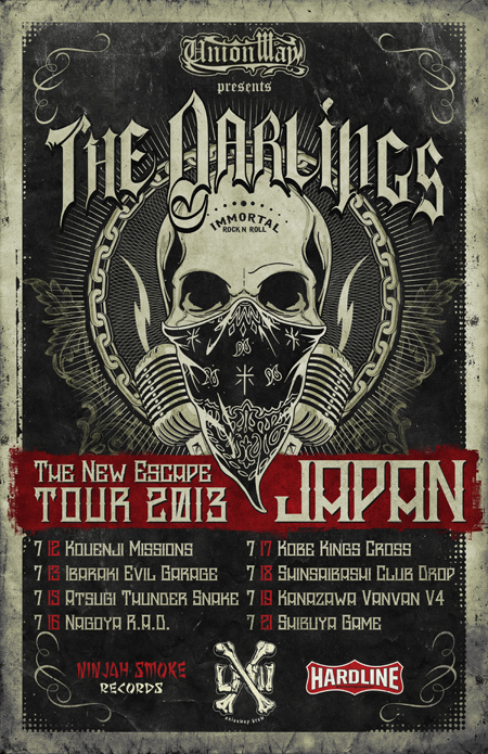 The Darlings japan tour 2013