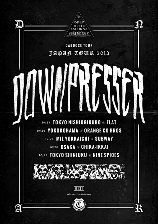 downpresser japan tour 2013