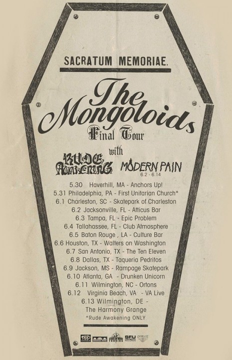 The Mongoloids last tour