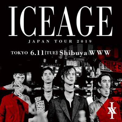 ICEAGE Japan tour 2019 announced