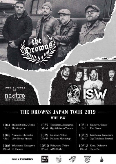 The Drowns Japan tour 2019 announced