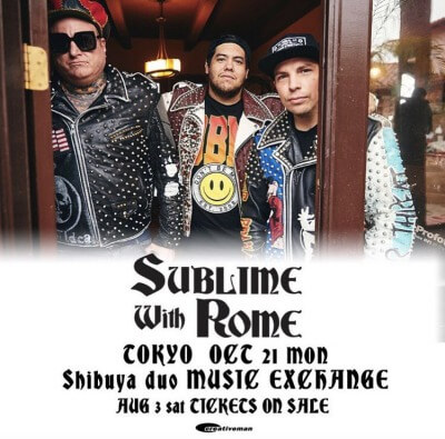 Sublime With Rome Japan tour 2019 announced