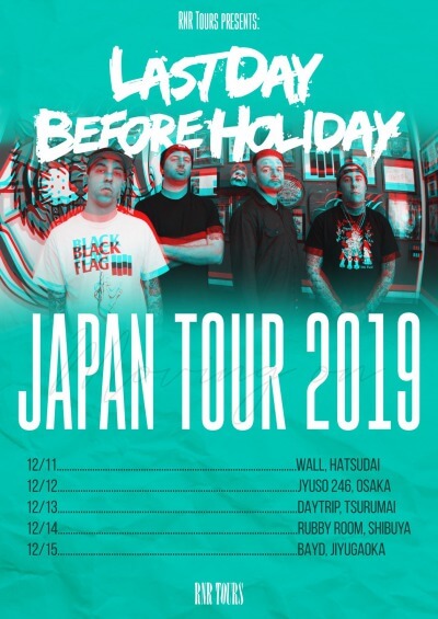Last Day Before Holiday Japan tour 2019 announced