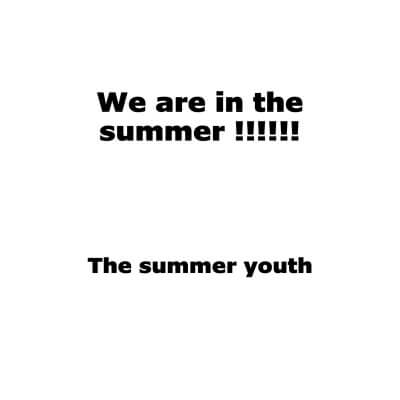 The Summer Youth release new demo; “We Are In The Summer !​!​!​!​!​!”