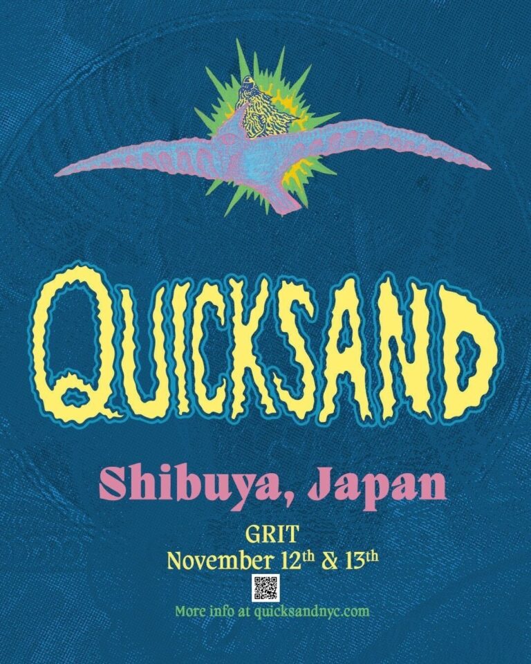 Quicksand Japan tour 2022 announced│PUNX SAVE THE EARTH