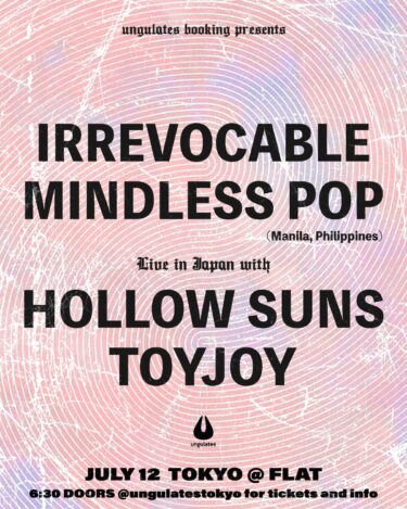 Irrevocable / Mindless Pop Japan tour 2024 announced