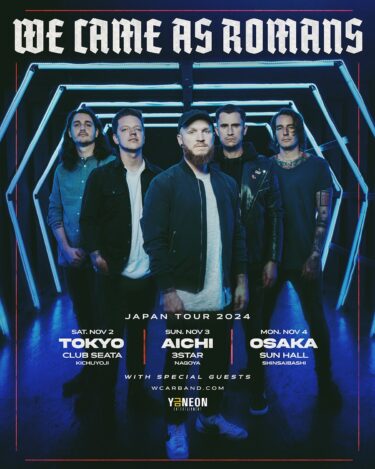 We Came As Romans Japan tour 2024 announced