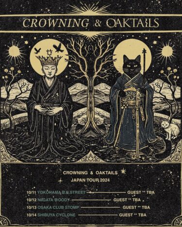 Crowning / Oaktails Japan tour 2024 announced