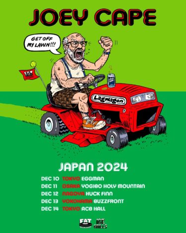 Joey Cape Japan tour 2024 announced