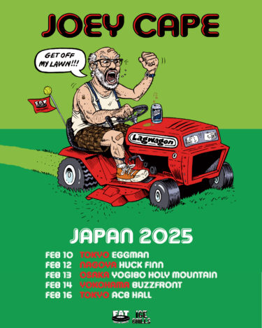 Joey Cape Japan tour 2025 announced (振替公演)