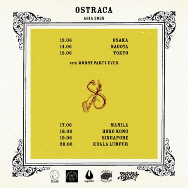 OSTRACA Japan Tour 2025 announced