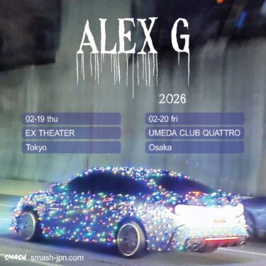 Alex G Japan tour 2026 announced