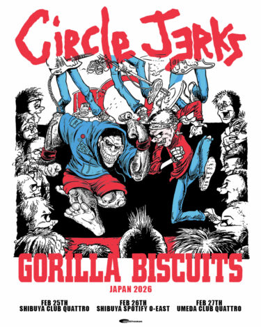 Circle Jerks / Gorilla Biscuits Japan tour 2026 announced