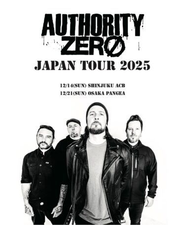 Authority Zero Japan tour 2025