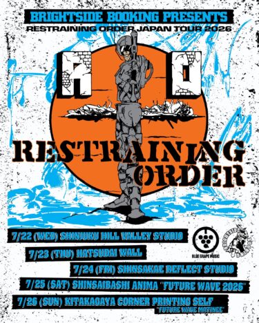 Restraining Order Japan tour 2026 announced