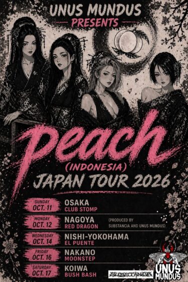 Peach Japan tour 2026 announced